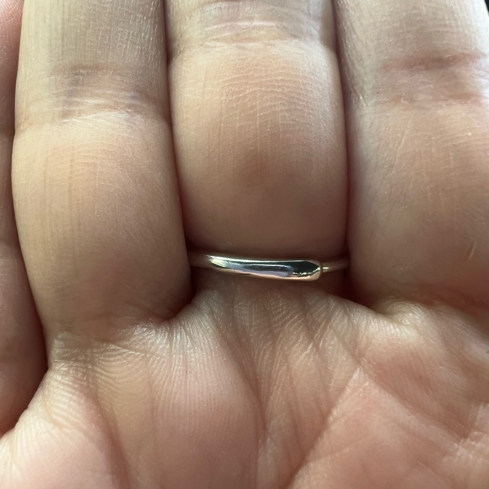 Rainbow Sunstone Silver Spinner Ring - image 3